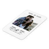 Personalized Photo Wedding Fridge magnet (Linke Seite)