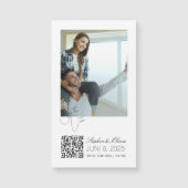 Personalized Photo Wedding Save the Date magnet (Vorderseite)