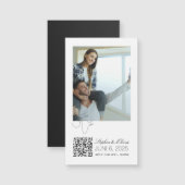 Personalized Photo Wedding Save the Date magnet (Vorne/Hinten)