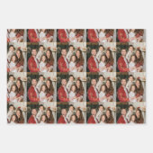 Personalized Photo Wrapping Paper Geschenkpapier Set (Vorderseite)