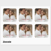Personalized Photo You&Me Valentine's Day Sticker (Blatt)