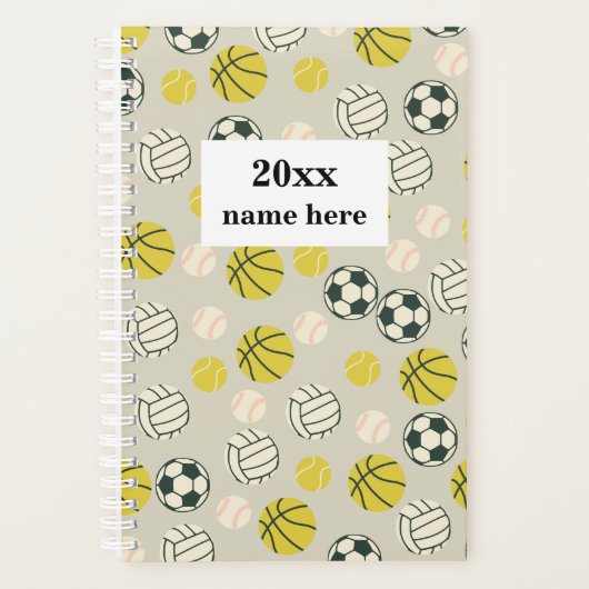 Personalized Physical Education Teacher Planner Planer (Vorderseite)