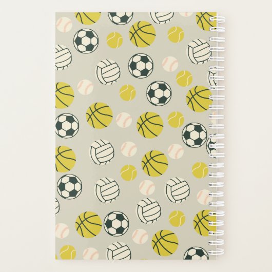 Personalized Physical Education Teacher Planner Planer (Rückseite)