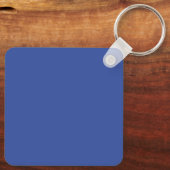 Personalized Piano Keys Keyboard Keychain Blue Schlüsselanhänger (Rückseite)