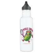 Personalized "Pickle Ballin'" Water Bottle Edelstahlflasche (Rechts)