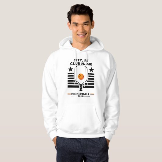 Personalized Pickleball Name Pickleball Hoodie (Vorne ganz)