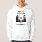Personalized Pickleball Name Pickleball Hoodie (Vorderseite)