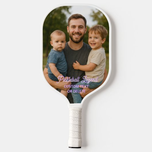 Personalized Pickleball Paddle – Add 2 Photos & Cu (Rückseite)
