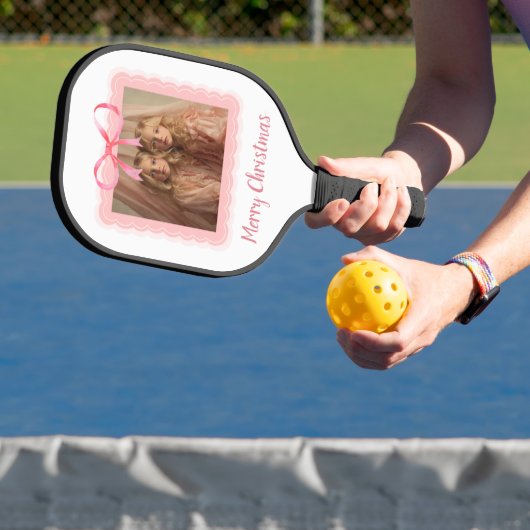 Personalized Pickleball Paddle Christmas Photo (InSitu)
