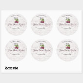 Personalized Pickled Beets Canning Stickers (Blatt)