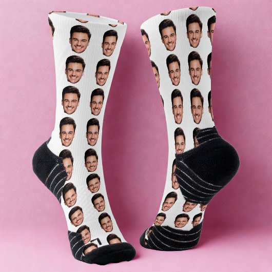 Personalized Picture Socks with Custom Face Print  Socken