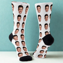 Personalized Picture Socks with Custom Face Print  Socken