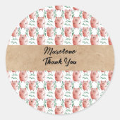 Personalized Pig Sticker – Cute Custom Farm Animal (Vorderseite)