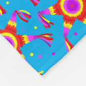 Personalized Piñata Blue Las Posadas Custom Fleecedecke (Ecke)