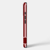 Personalized Pink and Red Stripe Case-Mate iPhone Hülle (Rückseite / Links)