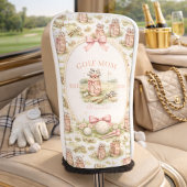 Personalized Pink Bow Golf Mom Gift Headcover