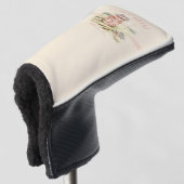 Personalized Pink Bow Golf Mom Headcover (3/4 Vorderseite)