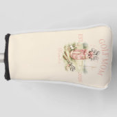 Personalized Pink Bow Golf Mom Headcover (Vorderseite)