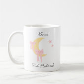Personalized Pink Bow Moon Eid Coffee Mug Kaffeetasse (Links)