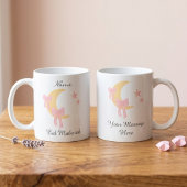 Personalized Pink Bow Moon Eid Coffee Mug Kaffeetasse