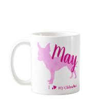 Personalized Pink Chihuahua Mug チワワ