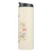 Personalized Pink Coquette Golf Monogram Thermosbecher (Nach rechts gedreht)
