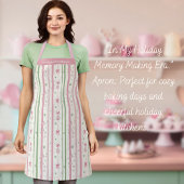 Personalized Pink Coquette Holiday Era Schürze