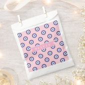 Personalized Pink Evil Eye Pattern Gifts With Name Geschenktütchen (Ausgeschnitten)