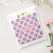 Personalized Pink Evil Eye Pattern Gifts With Name Geschenktütchen (Versiegelt)