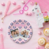 Personalized Pink Evil Eye Pattern Gifts With Name Pappteller (Party)