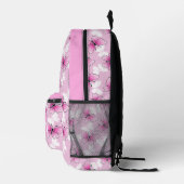Personalized Pink Girly Butterfly Kawaii Backpack Bedruckter Rucksack (Rechts)