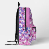 Personalized Pink Girly Butterfly Kawaii Backpack Bedruckter Rucksack (Links)