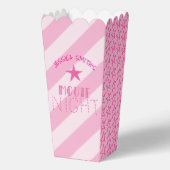 Personalized Pink Movie Night Popcorn Box Geschenkschachtel (Vorderseite)