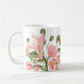 Personalized Pink Paradise Kaffeetasse (Links)
