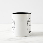 Personalized Pinky Promise Mug Valentine’s Day Zweifarbige Tasse (Mittel)
