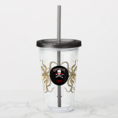 Personalized Pirate Captain  Acryltrinkbecher (Vorderseite)