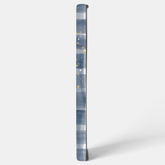 Personalized Plaid Samsung Galaxy Case with Name Hülle (Linke Seite)