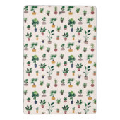 Personalized Plant Lover Botanical Custom Name Mini Klemmbrett (Rückseite)