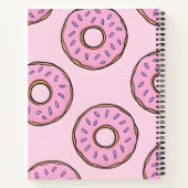 Personalized Playful Pastel Pink Donut  Notizblock (Rückseite)