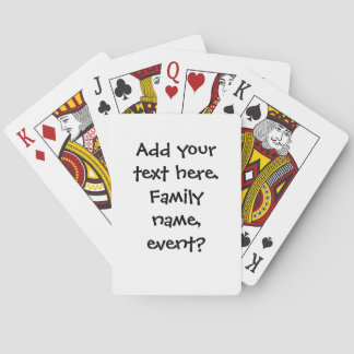 Personalized Playing Cards | Custom Deck |  Spielkarten