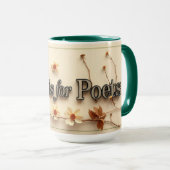 Personalized Poetry in Bloom Aesthetic Gift Tasse (VorderseiteRechts)