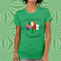 Personalized Poland Ireland USA Shamrock Women’s