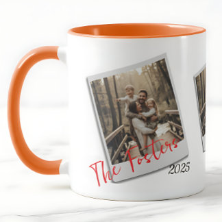 Personalized Polaroid Family Photo  - Modern gift Tasse