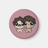 Personalized Portrait Magnet (Vorne)