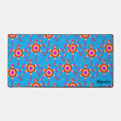 Personalized Posada Navideña Blue Piñata Custom Schreibtischunterlage (Vorderseite)