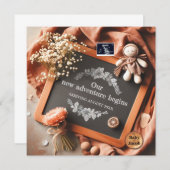 Personalized Pregnancy Reveal - Ultrasound  Photo (Vorne/Hinten)