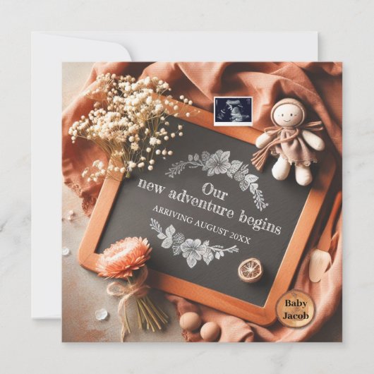 Personalized Pregnancy Reveal - Ultrasound Photo (Vorderseite)