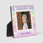 Personalized Princess Photo tabletop Plaque Fotoplatte (Vorderseite)