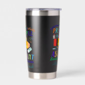 Personalized principal assistant teacher's day thermobecher (Links)