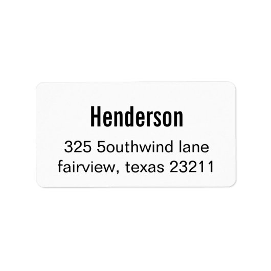 Personalized Printed Logo Roll for Your Product Adressaufkleber (Vorne)